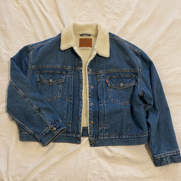 Levi’s XL Original Sherpa Trucker Jean Jacket - Picture 1 of 5